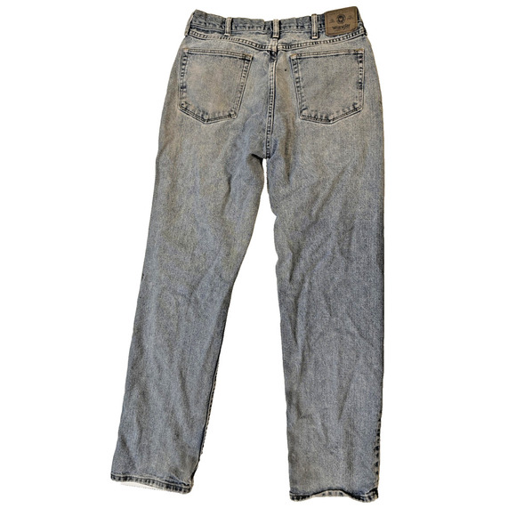 Vintage Wrangler Jeans Mens 34x34 Blue Distressed Paint Stains Workwear 90s - Picture 6 of 7